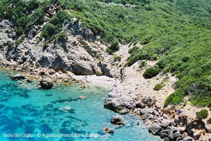 Giglio Island Faraglione Beach 1